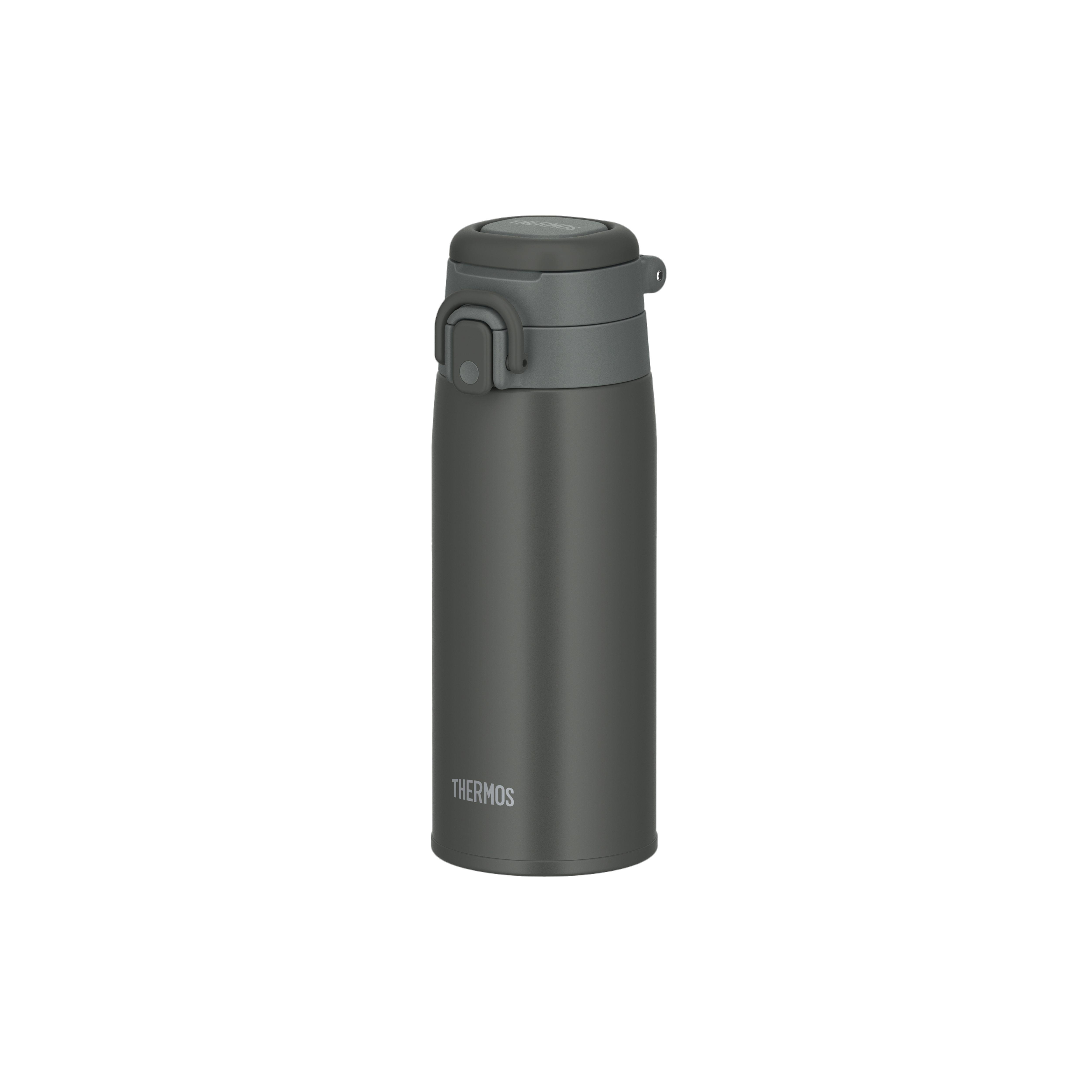 Thermos® One-Push Bottle with Carry Loop - Dark Grey (2 Sizes)