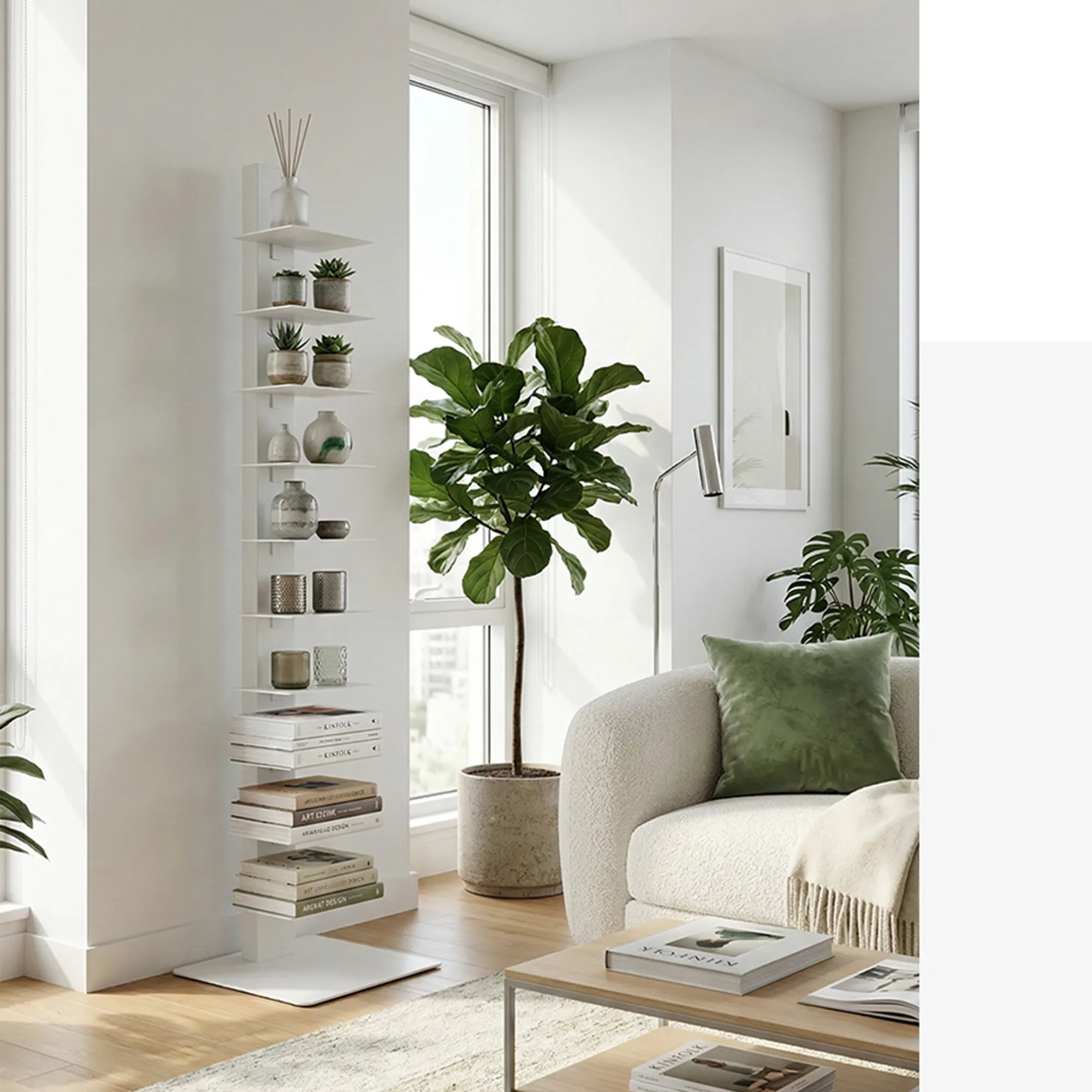 Milano Bookshelf - Black - 12