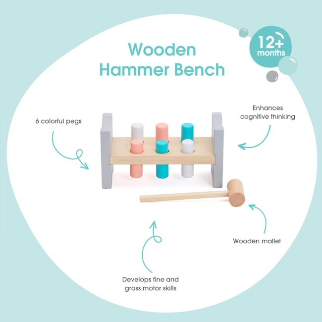 Bubble Wooden Hammer Bench - 2