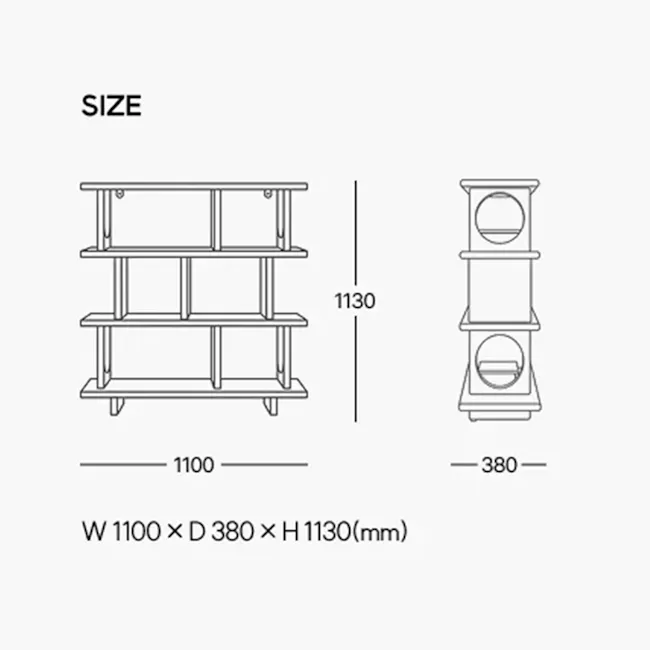 Flow 3-Tier Shelf - Espresso - 8
