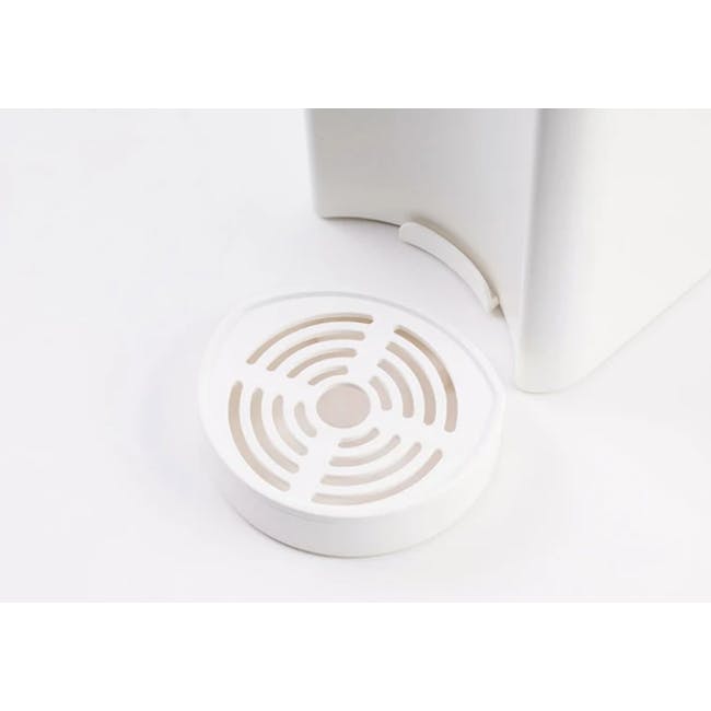 BRUNO Hot Water Dispenser - White - 6 - White, modern, sleek, minimalist, circular, perforated, ventilation, air intake
