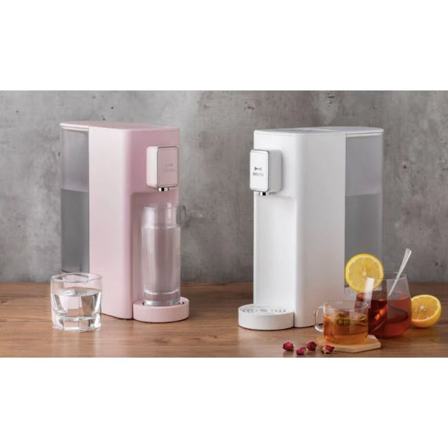 BRUNO Hot Water Dispenser - White - 8 - Water filter, dual water systems, pink and white models, modern design, beverage