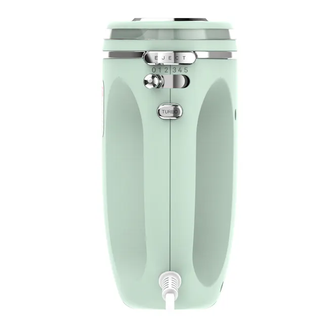Odette Riviera Series Stand Mixer/Hand Mixer - Light Green - 8 - Eject, Turbo, compact, light green, modern, sleek design