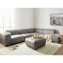 Milan Right Extended Unit - Smokey Grey (Faux Leather) - 1