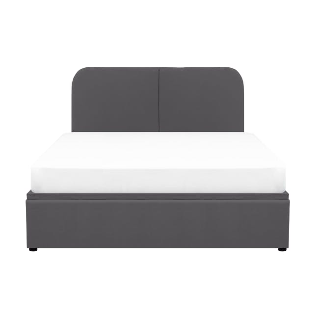 Nolan Queen Storage Bed - Hailstorm - 1