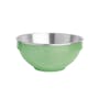 Zebra Stainless Steel Colour Bowl - Green (2 Sizes) - 0