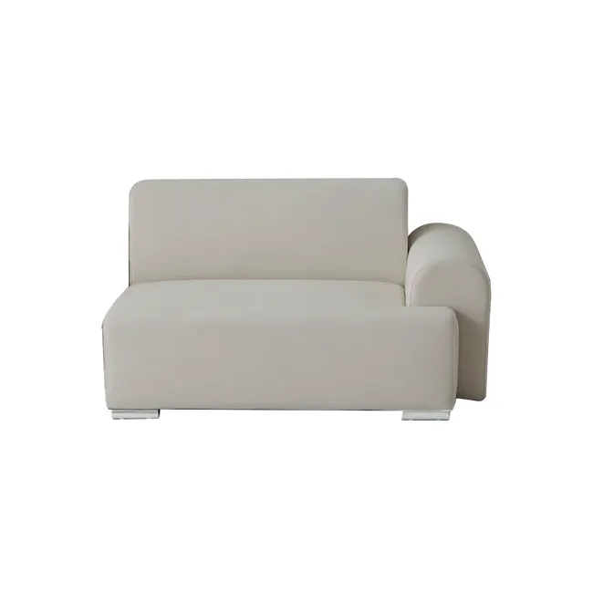 Arco 2 Seater Chaise Sofa - Grey (Pet Friendly) - 1