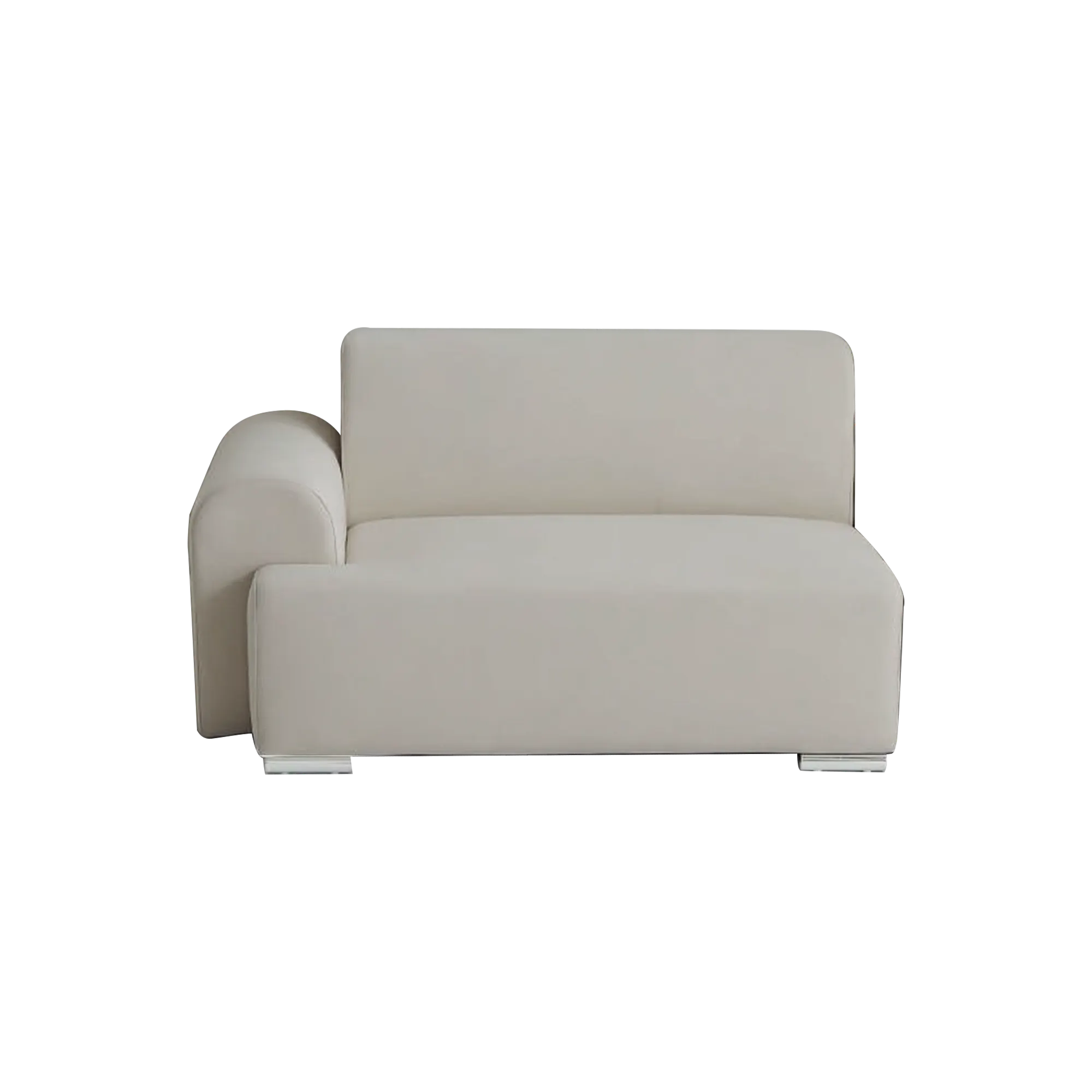 Arco 2 Seater Chaise Sofa - Grey (Pet Friendly) - 24