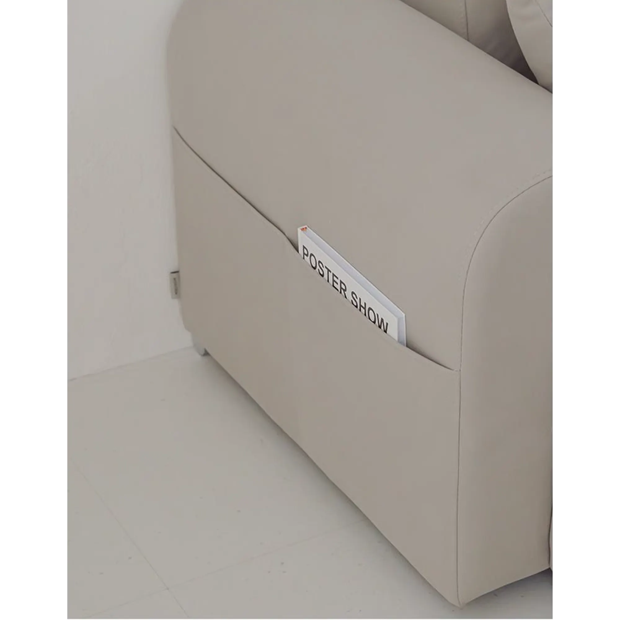 Arco 2 Seater Chaise Sofa - Grey (Pet Friendly) - 7