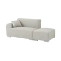 Arco 2 Seater Extended Sofa - Grey (Pet Friendly)