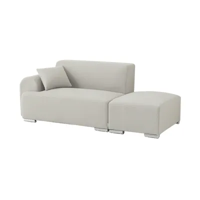 Arco 2 Seater Extended Sofa - Grey (Pet Friendly)