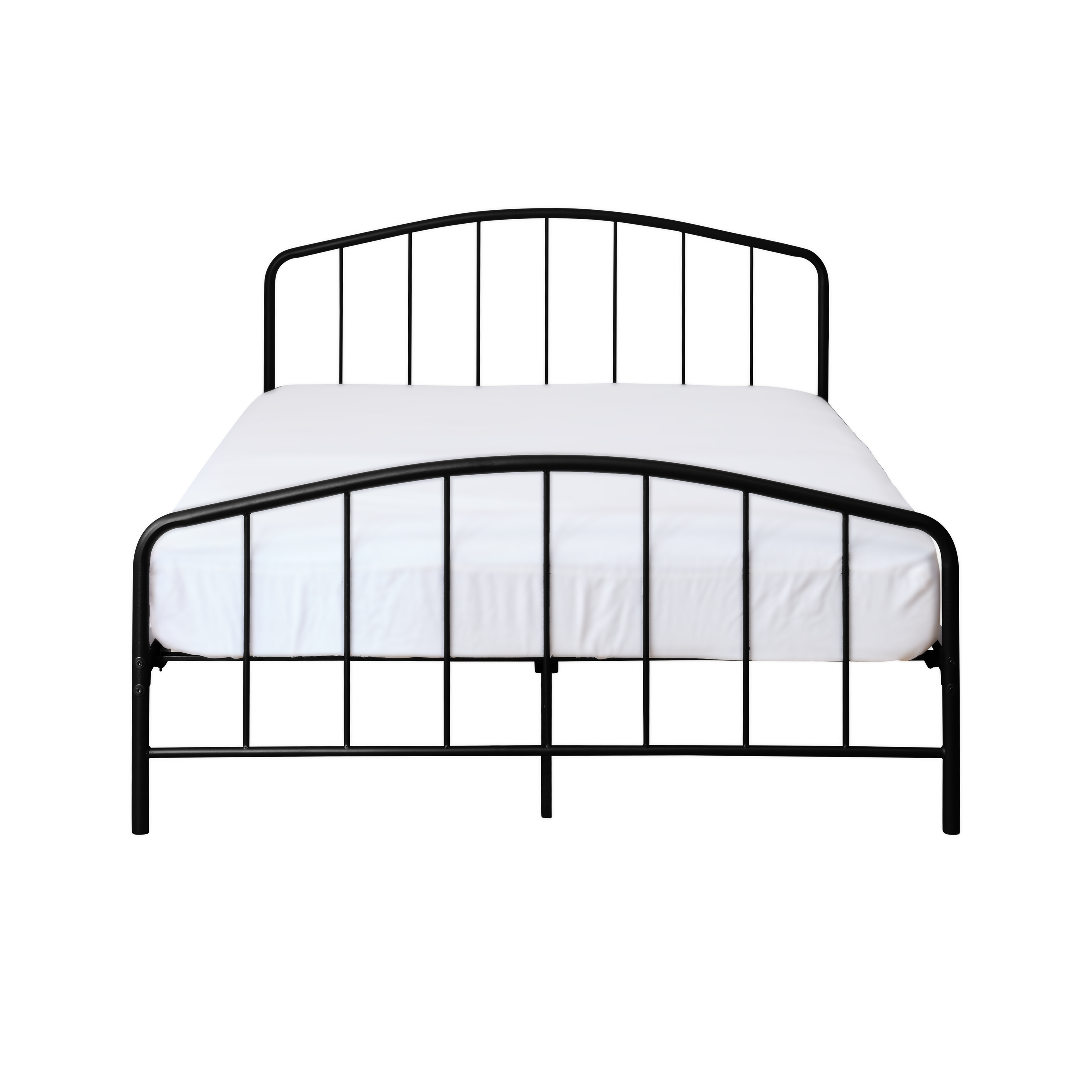 Dawn Queen Metal Bed - Black
