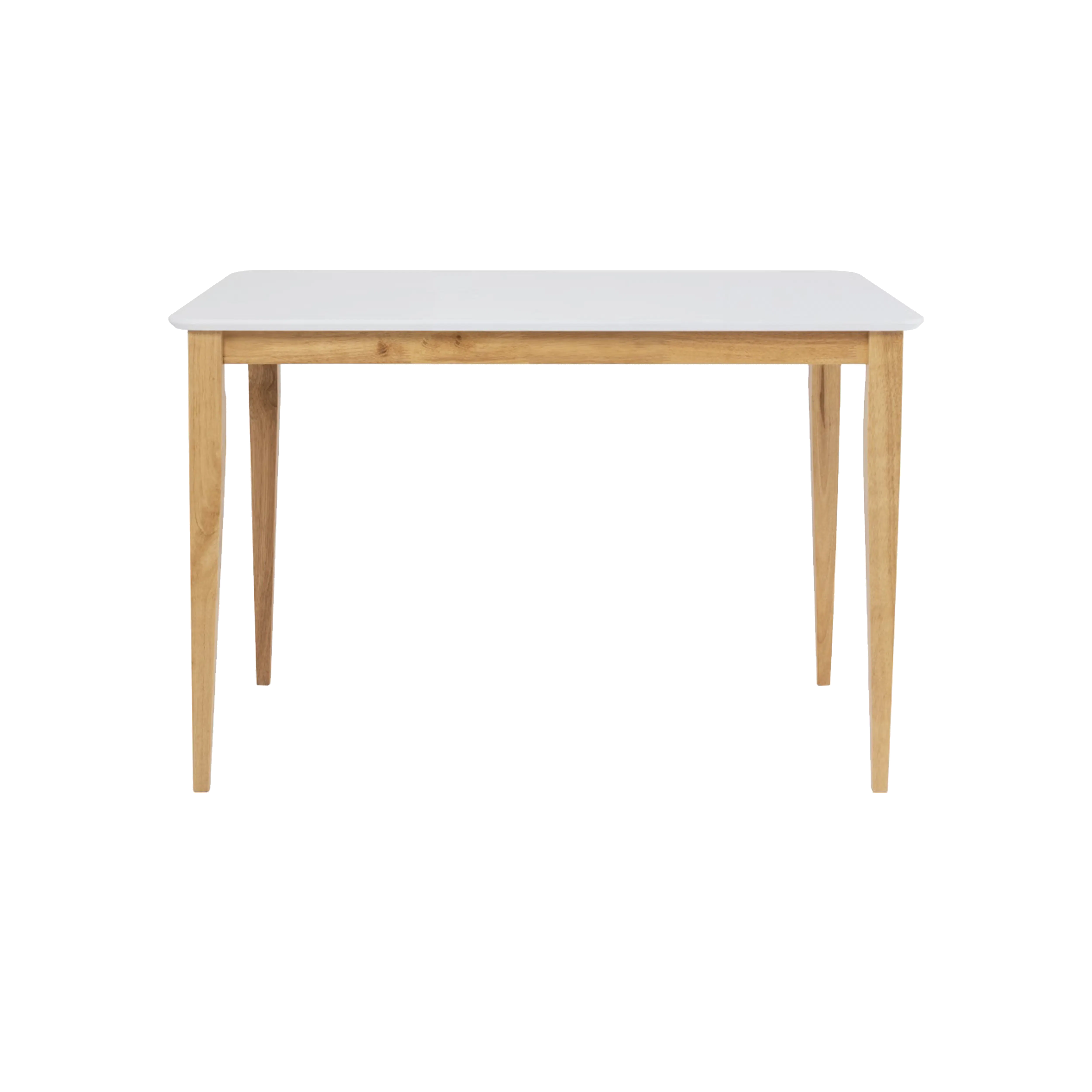 (As-is) Charmant Dining Table 1.1m - Natural, White - 3 - 14