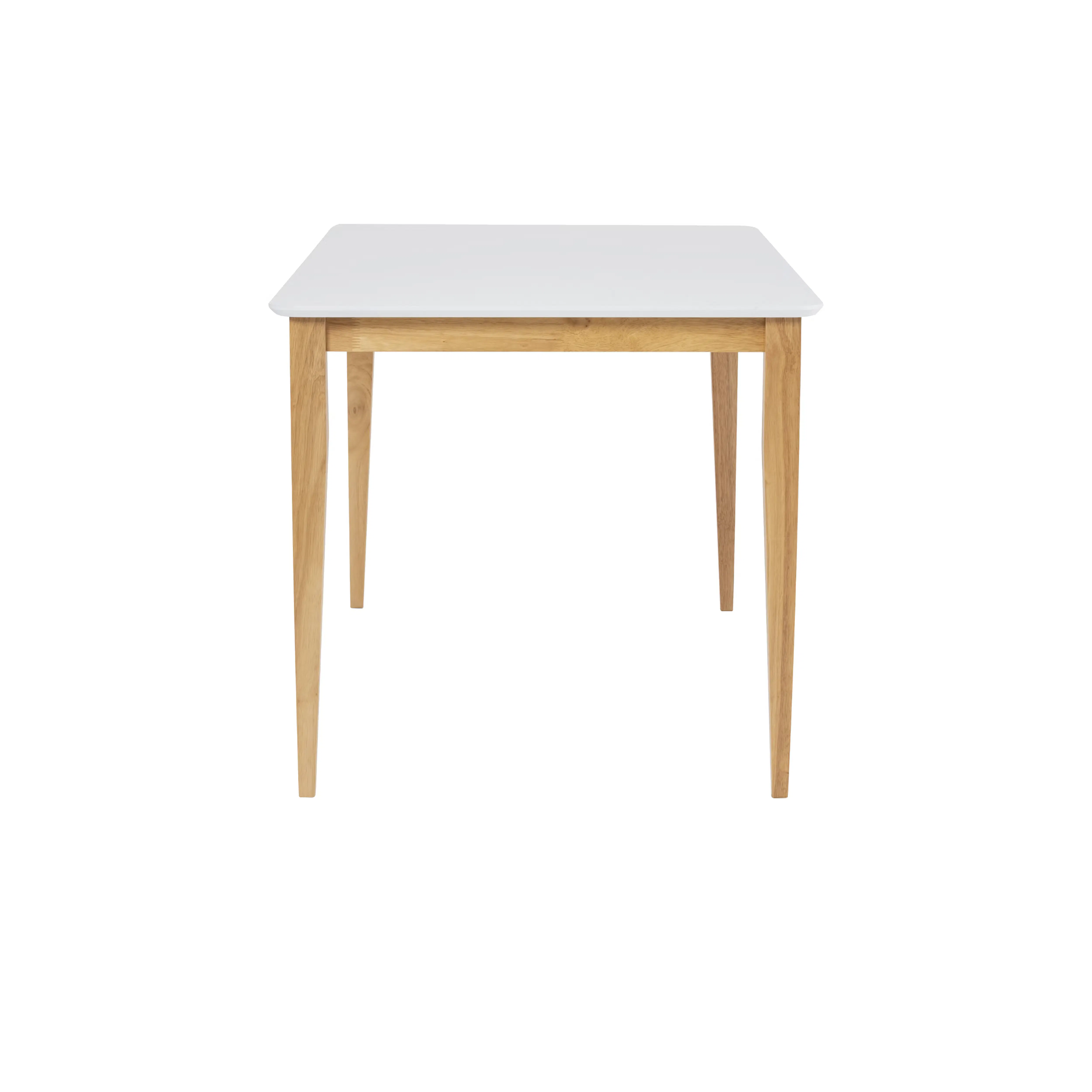 (As-is) Charmant Dining Table 1.1m - Natural, White - 3 - 15