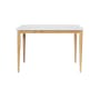 Charmant Dining Table 1.1m - Natural, White - 3