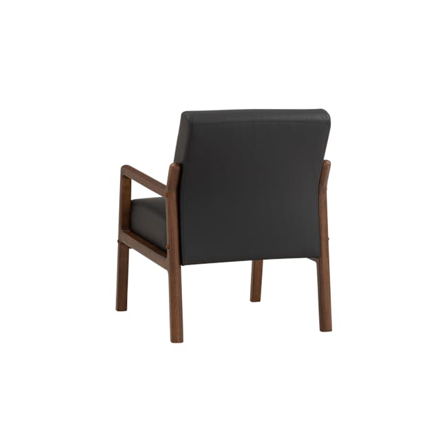 (As-is) Mendo Armchair - Espresso (Faux Leather) - 14