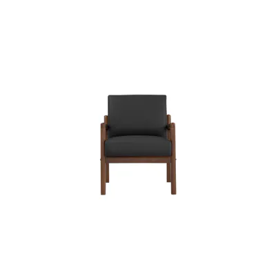 Mendo Armchair - Espresso (Faux Leather)