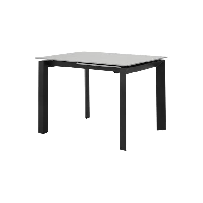 Agnes Extendable Dining Table 1.1m-1.6m - Granite Grey (Sintered Stone) - 3