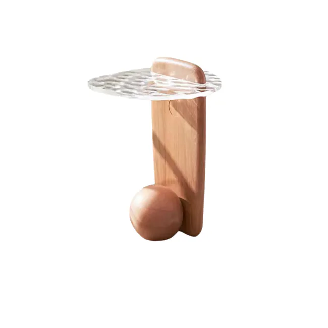 Attic Side Table - Oak - 13
