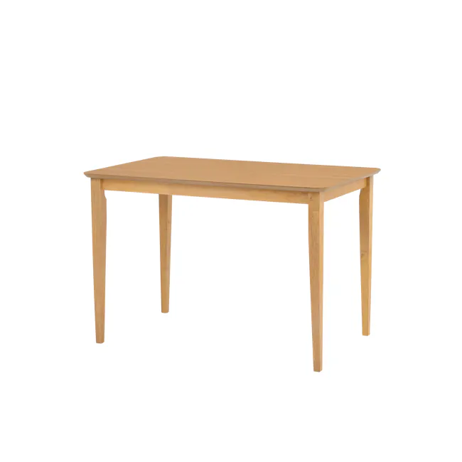 Charmant Dining Table 1.1m - Natural - 1 - Wooden table, minimalist design, light wood finish, simple structure, rectangular