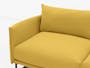 (As-is) Frank 3 Seater Lounge Sofa - Mustard, Down Feathers, Deep Seats - 1 - 9