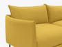 (As-is) Frank 3 Seater Lounge Sofa - Mustard, Down Feathers, Deep Seats - 12