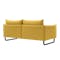 Frank 3 Seater Lounge Sofa - Mustard, Down Feathers, Deep Seats - 3