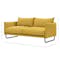 Frank 3 Seater Lounge Sofa - Mustard, Down Feathers, Deep Seats - 8