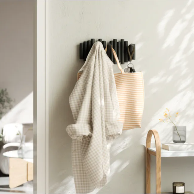 Picket 5 Wall Hook - Black - 3