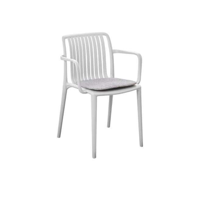 Madelyn Armchair - White - 1
