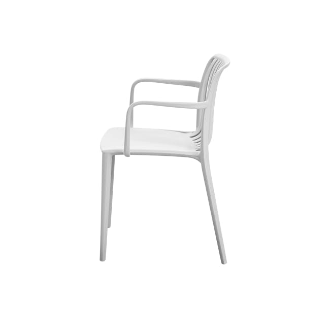 Madelyn Armchair - White - 4