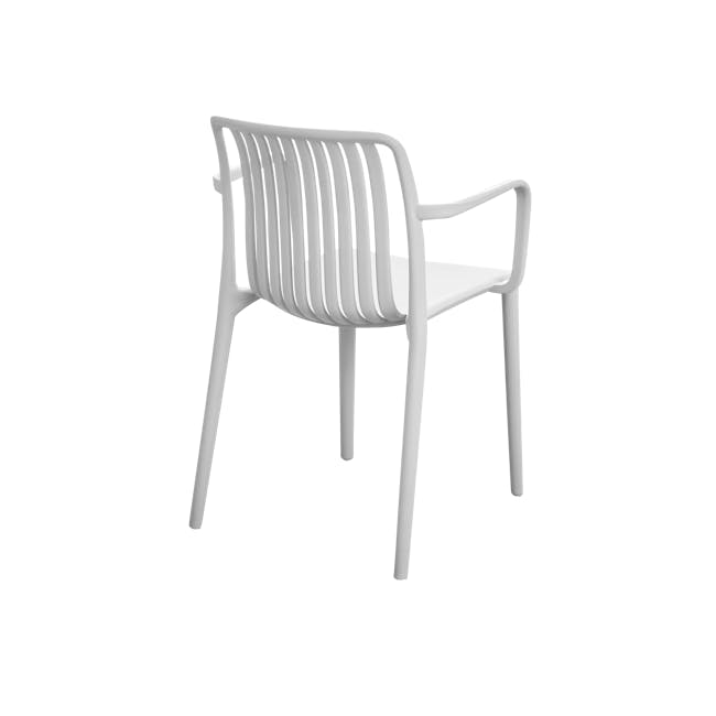 Madelyn Armchair - White - 5