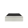 ESSENTIALS Super Single Storage Bed - White (Faux Leather) - 1