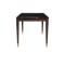 Persis Dining Table 1.5m in Black with 4 Lofti Dining Chairs in Battleship Grey - 6