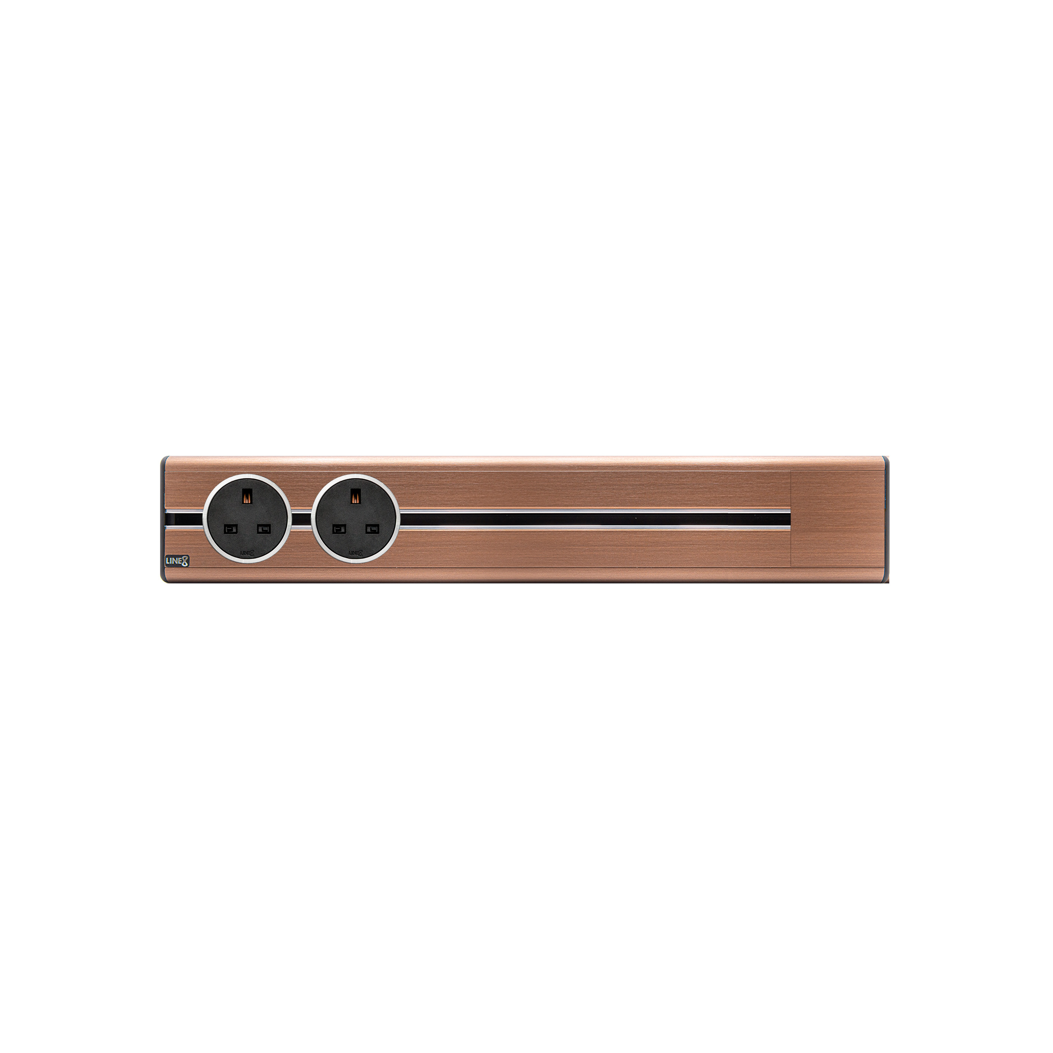 Line8 Power Track 500mm + 2 Adaptors Bundle - Rose Gold