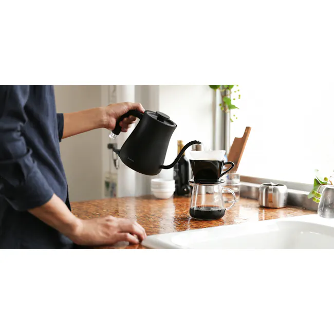 BALMUDA The Pot - Black - 2 - coffee maker, pour hot water, pour coffee, coffee pot, coffee strainer, coffee beans, coffee