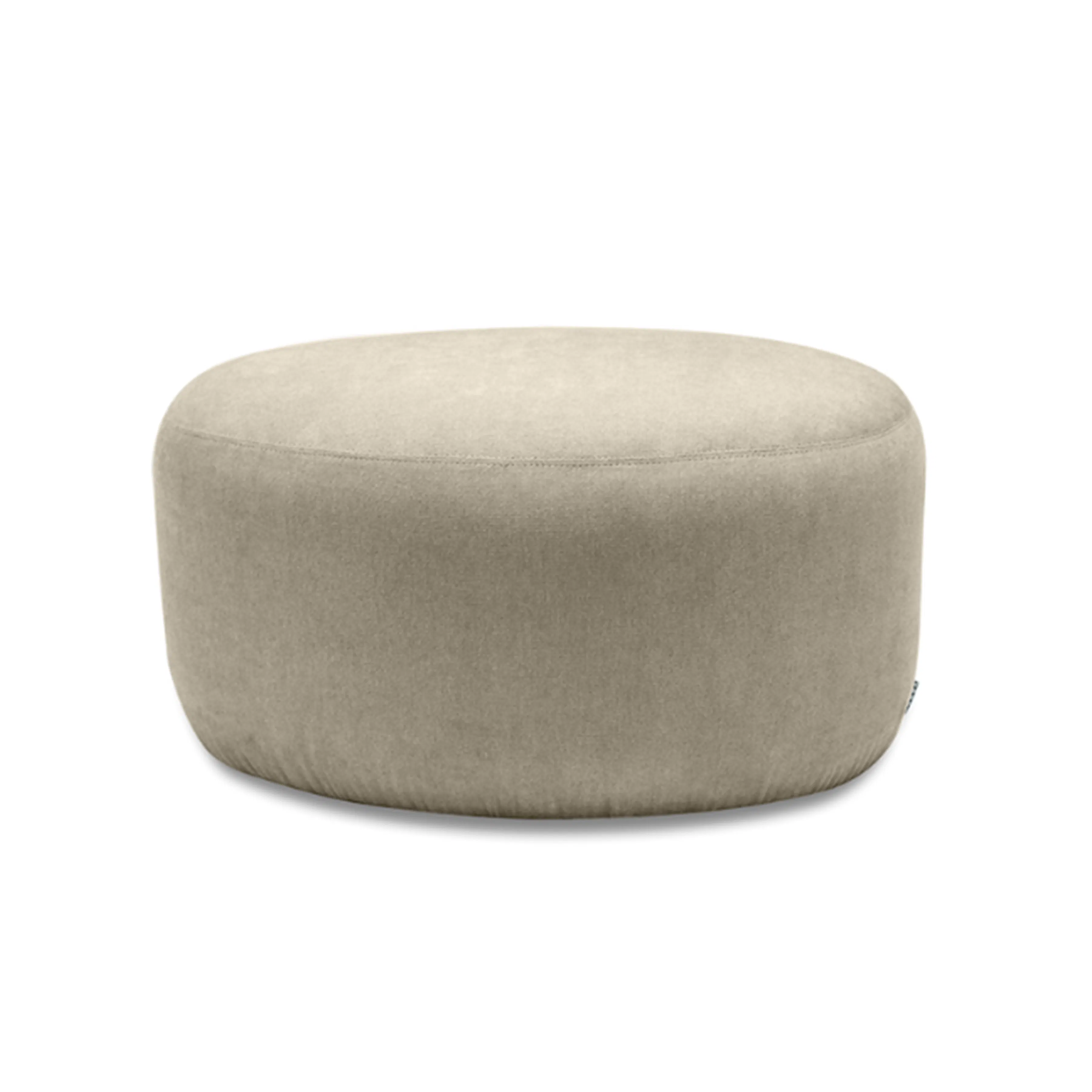 Pebble Ottoman - Ivory (2 Sizes)