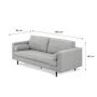 Nolan 3 Seater Sofa - Saddle Tan (Premium Aniline Leather) - 7