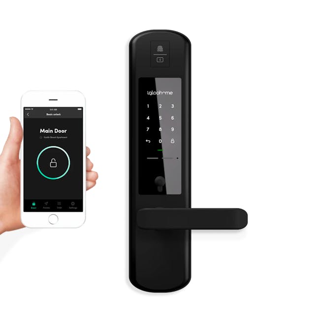 igloohome Smart Mortise 2+ - 9 - Smart Lock with Biometric Authentication, Integrated Door Lock with Fingerprint Scanner