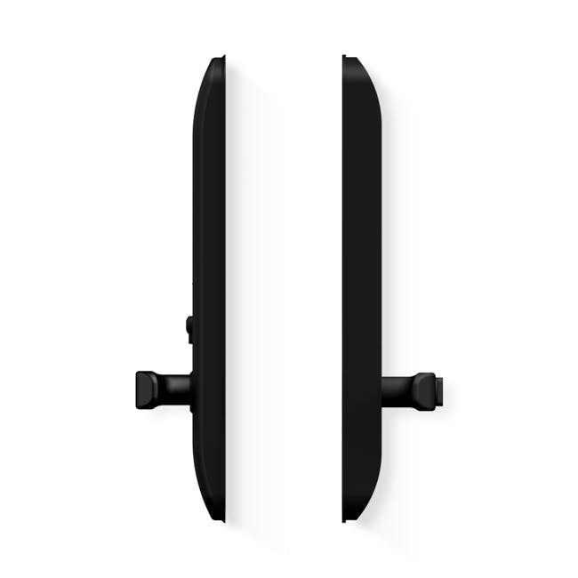 igloohome Smart Mortise 2+ - 15 - Black wall mount, minimalist design, sleek lines, ergonomic support, adjustable height