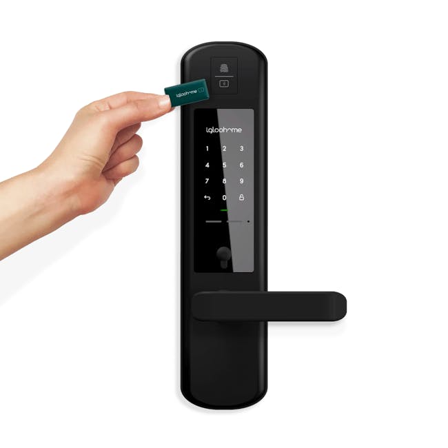 igloohome Smart Mortise 2+ - 6 - Fingerprint scanner, digital lock, keypad interaction, biometric authentication, smart