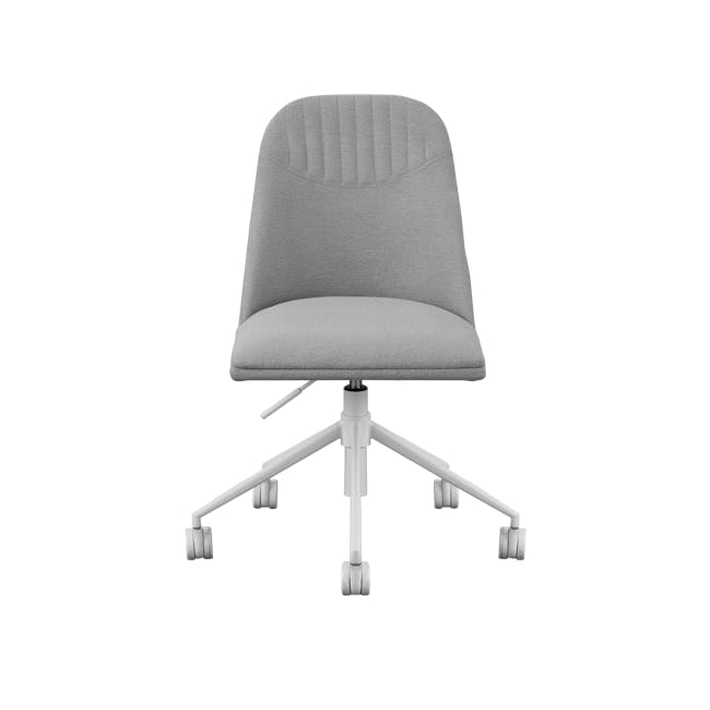 Nadin Mid Back Office Chair - Light Grey (Fabric) - 0
