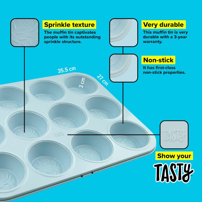 Tasty Muffin Tin (2 Sizes) - 5