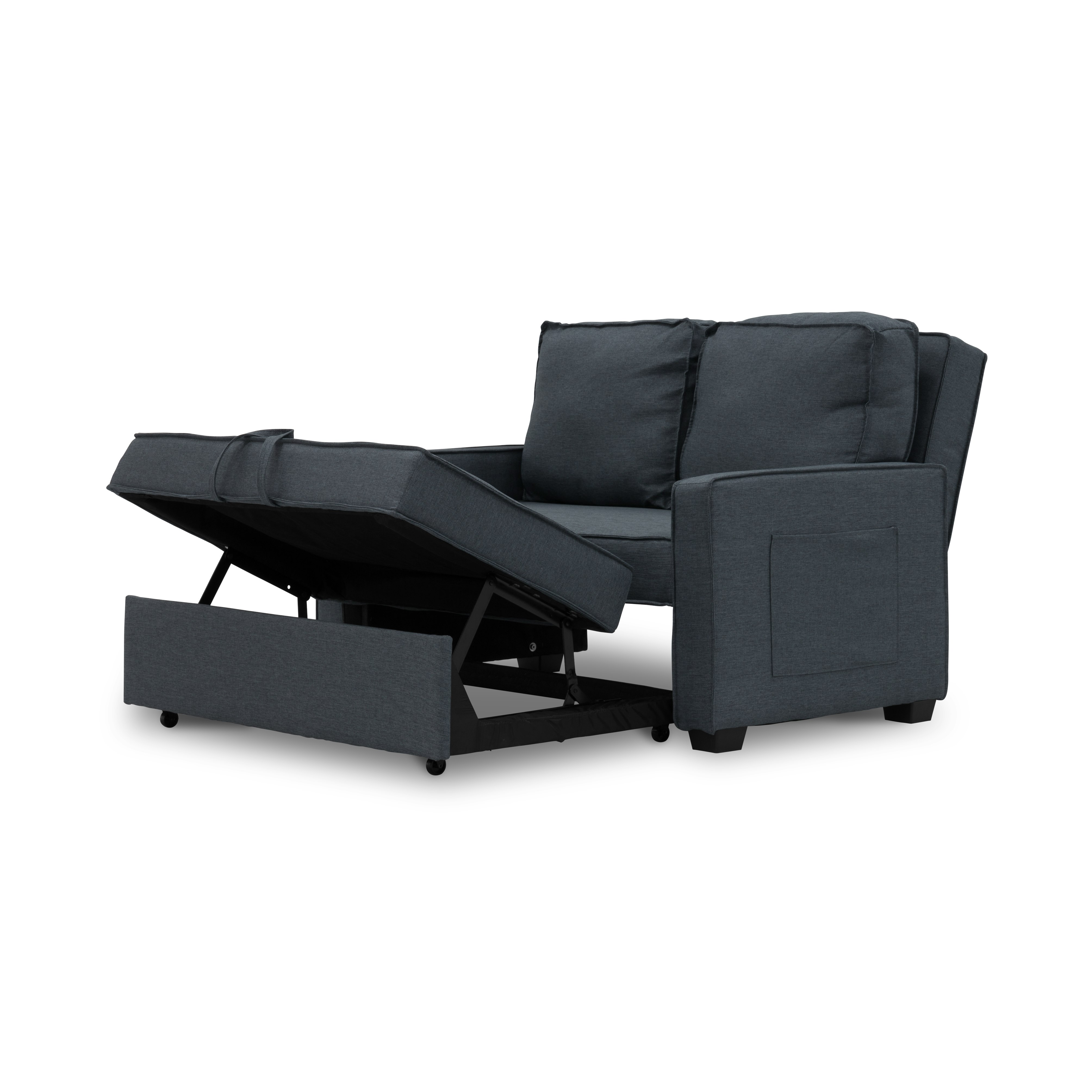 Arturo 2 Seater Sofa Bed Anthracite, Sofa beds by HipVan HipVan