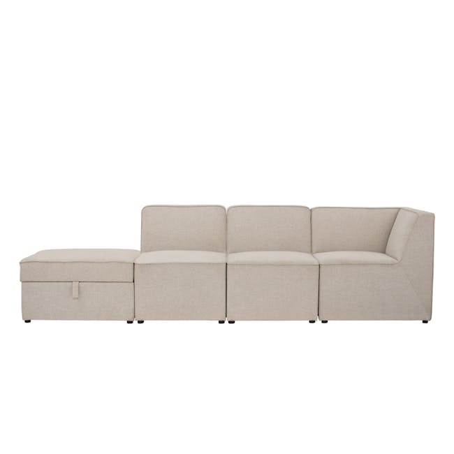 Tony 3 Seater Extended Storage Sofa - 0