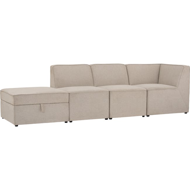 Tony 3 Seater Extended Storage Sofa - 2