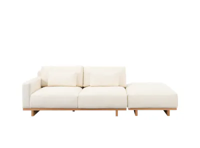 Miu 3 Seater Extended Lounge Sofa