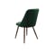 Lana Dining Chair - Walnut, Pine Green (Velvet) - 4