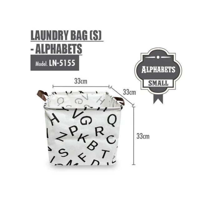 HOUZE Small Laundry Bag - Alphabets - 1