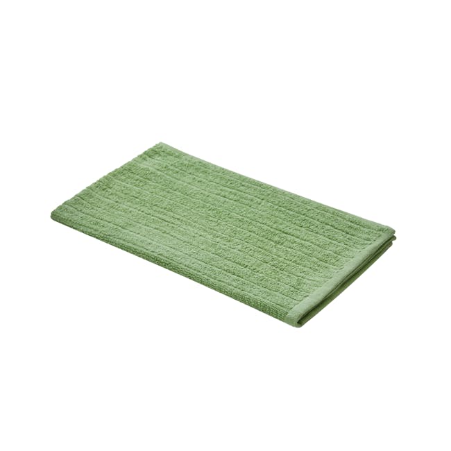 EVERYDAY Bath Towel & Hand Towel - Moss (Set of 4) - 4